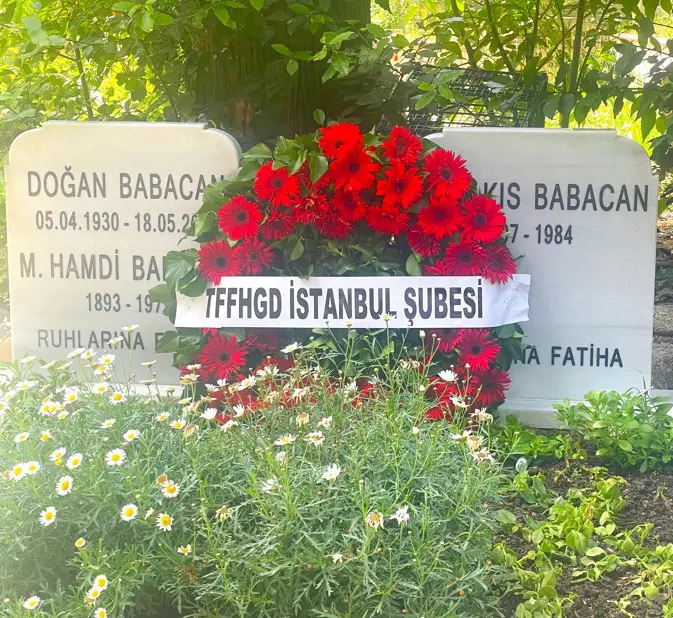 DOĞAN BABACAN MEZARI BAŞINDA ANILDI